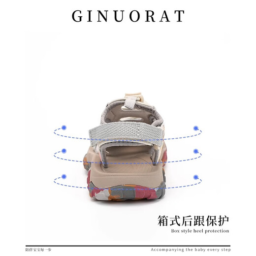 Chino Mouse Official Authentic Children's Sandals 2025 Summer Boys' Toe-Toe Guard Breathable Girls Non-Slip Toddler Shoes Purple Size 25 (Inner Length 15.8cm Suitable for Feet Length 15.3cm)