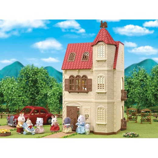 
Sylvanian families (Sylvanian families) elevator building set, play house girl toy doll set