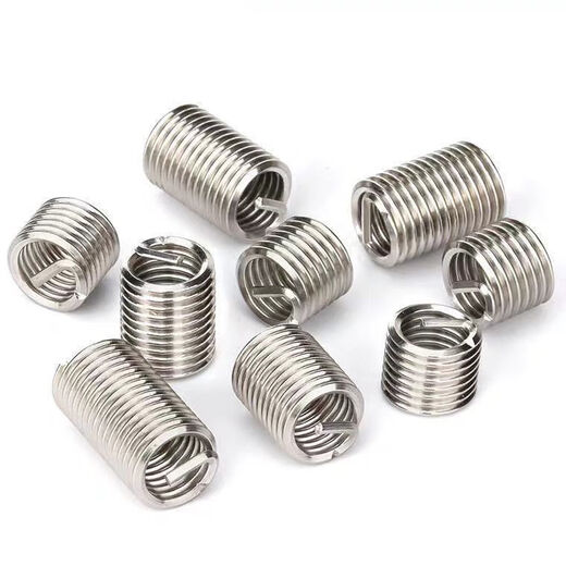 Thread protection sleeve, fine tooth stainless steel wire thread protection screw, 304 wire repair M7*1.0*1D (200 pieces)