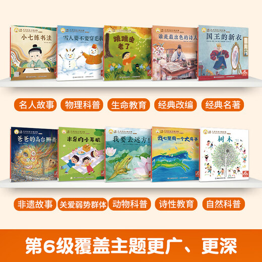 【现货直发】小羊上山分级阅读第123456级全套60册儿童 分级阅读小羊上山第1级全10册(无