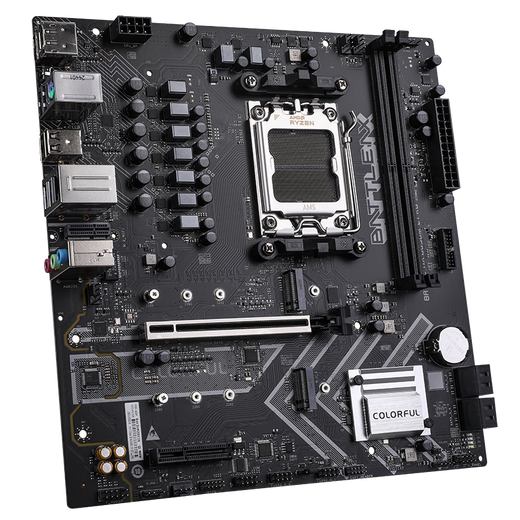 Красочный B650/B850/X870 Материнская плата + Ryzen R5/R7/R9 7800X3D/9700X Плата процессора U SET SET Desktop Host Accessories Tomahawk B650M-E Pro [высокая стоимость] Ryzen9 9900x Scatter (12 ядер.