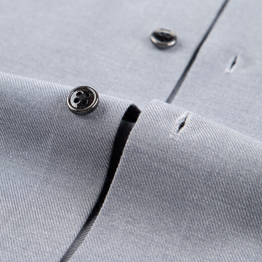 Qipai Solona far infrared heat storage men's 2025 autumn lapel micro-brushed soft business long-sleeved shirt