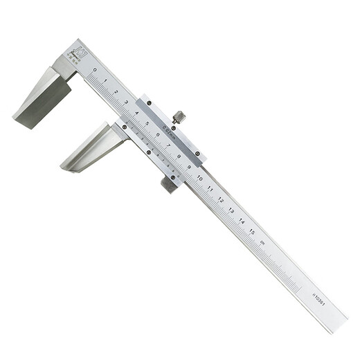 Yue Changsheng Guilin precision wide measuring surface vernier caliper duckbill type 150mm large surface lengthening and widening measurement 0-150mm