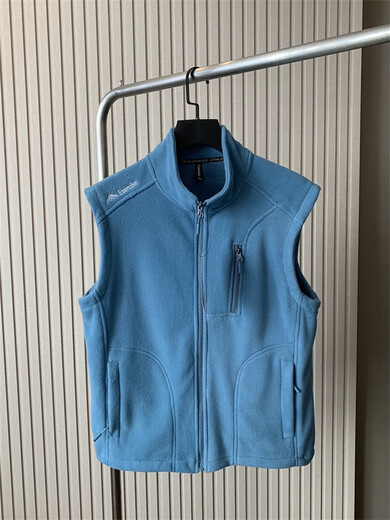 
Zhidou Dou reputation bull product for men and women same autumn and winter warm fleece horse clip vest outdoor sports sleeveless fleece men blue 9277A 4XL