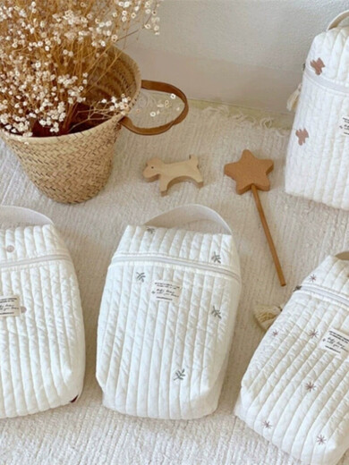 Jiaojing Brustpumpe Aufbewahrungstasche koreanische Mutterbeutel Brustpumpe Aufbewahrung Tragbares Reisen Mutter und Babybeutel Handtasche Babybeutel Baby Urin Bären Windel Muttertasche