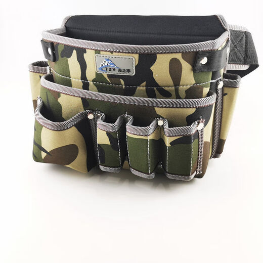 Ye Yu waist bag electrician tool bag multi-functional installation and maintenance site carpentry waist bag Oxford cloth hanging bag thickened bag delivery belt