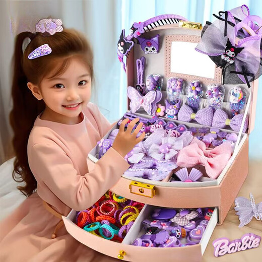 
Card Story Kulomi Birthday Gift Girl Simulated Hair Accessories Set Gift Box Children's Day Toy Ceremony Jewelry Box *Melodi*[Deluxe Edition] Gift Box