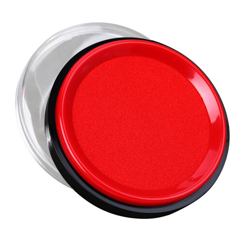 Deli (Deli) Deli Schnelle Trockendruckplattform Red Blue Ink Office Supplies [Ölbasis] Indonesischer Handabdruck Fingerabdruck Fingerabdruck Tragbarer runder Schnell-Trocken-Drucköl-Buchhaltungsmittel drucken rote Runde Druckplattform-9863es Modell