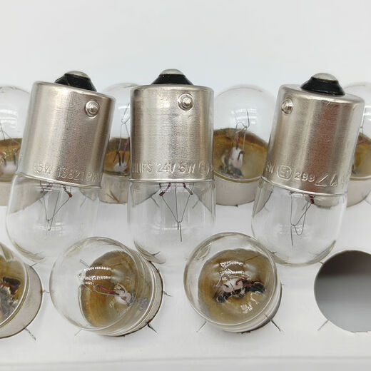 Yusenyi R5W128211382112V24V5WE1 car single-filament flat foot light bulb 24V13821R5W1