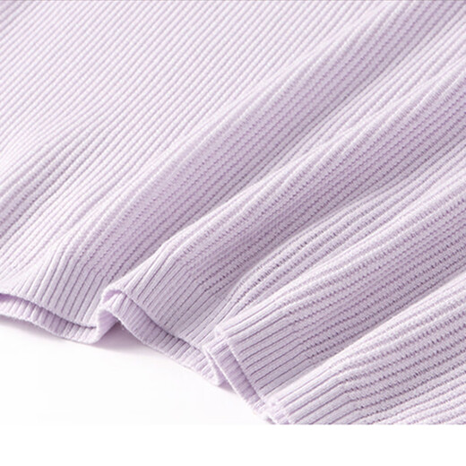 
OLJ Light Luxury Brand T-shirt for women in 2025 summer new striped knitted age-reducing loose design shoulder top gray and blue stripes M 90-105Jin [Jin equals 0.5 kg]