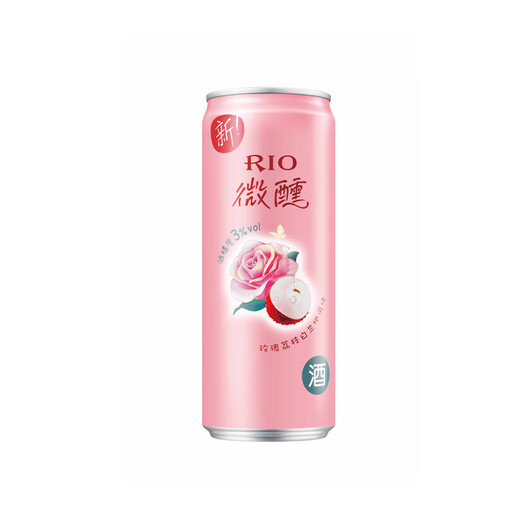 RIO T (RIO) foreign wine pre-mixed cocktail, tipsy, refreshing, strong and refreshing series of low-alcohol wine 330ml combination, tipsy rose lychee*5 cans + random drinks*1 can