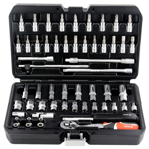 Combinación de llave de llave de trineo de la herramienta de reparación de autos Yiertuo Juego de combinación de llave de trinquete Xiaofei 1/4 de herramienta de reparación de automóvil