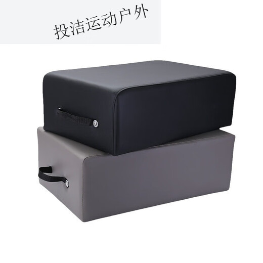 MieLanat Pilates sitting box large equipment square box box core bed yoga fitness wooden semi-elevated sliding bed core black one square box