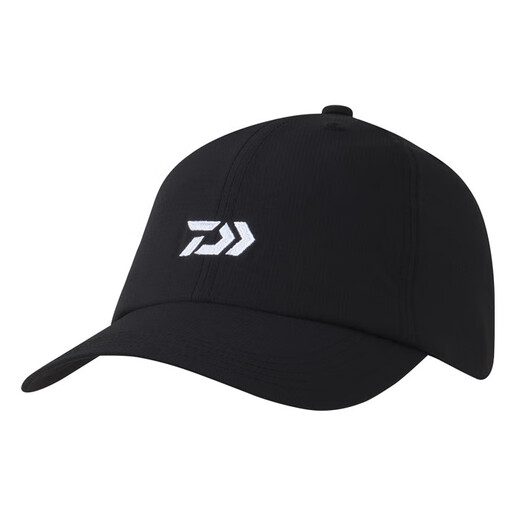 DAIWA达亿瓦达亿瓦/DAIWA 25新款钓鱼帽合集 达瓦渔夫帽棒球帽速干透气休闲帽 6624黑色吸汗速干面料 L