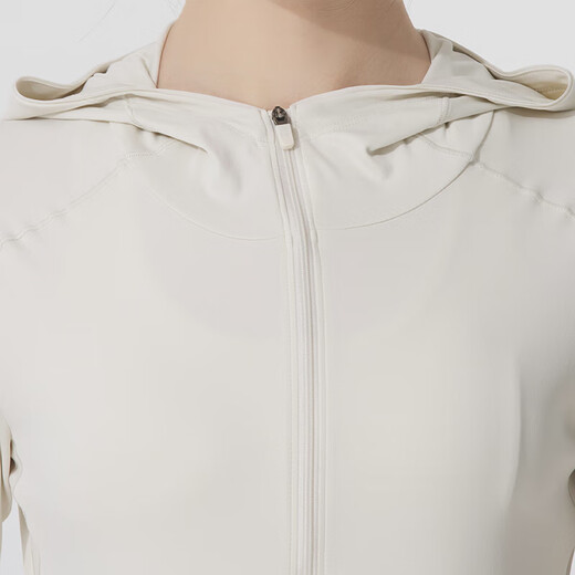 UNDER ARMOUR女装 2025新款运动服跑步健身透气休闲皮肤衣连帽薄款夹克外套 1390060-279/岩石/晒图退10 M