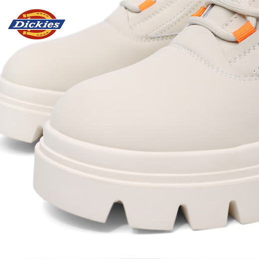 Dickies women's snow boots women's boots plus velvet Martin boots thickened warm cotton boots high top casual boots Beige 39