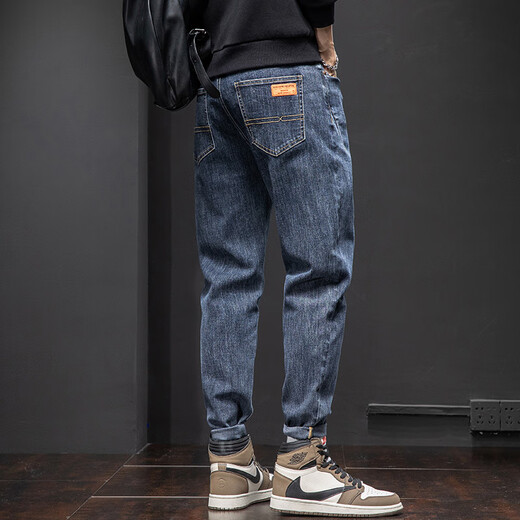 Playboy; Playboy Blue Jeans for Men's Summer Thin Fashion Brand American Low Straight 2025 Nouveau pantalon long décontracté 6621 Blue Thin 28