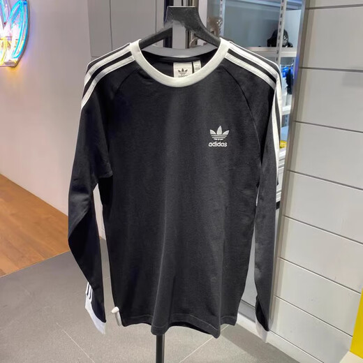 阿迪达斯 （adidas）三叶草Adicolor三条纹男子运动休闲长袖T恤IA4879 IA4877 JN7022 XL 185/104A