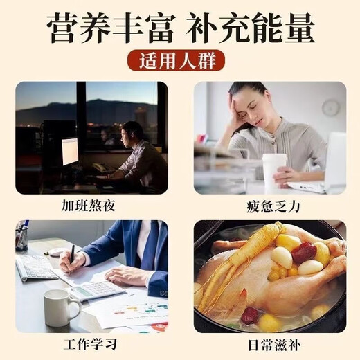 Fresh Ginseng, SC Food Grade, Ginseng, Fresh Ginseng, Changbaishan Specialties, Brei, Suppe, Tee und Wein, ein ganzes Stück etwa 3G*1 -Tasche (neues Kunden Wohlbefinden)