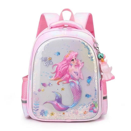 小马宝莉（MY LITTLE PONY）可爱幼儿园女童书包小马宝莉独角兽库洛米小中大班公主双肩背包轻 C16-小马紫色(带挂件)