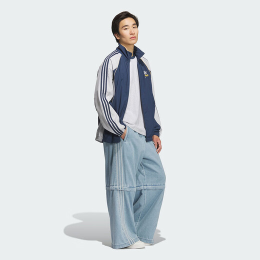 阿迪达斯（adidas） 2025秋男女同款运动休闲防风服外套 KG6691 XS