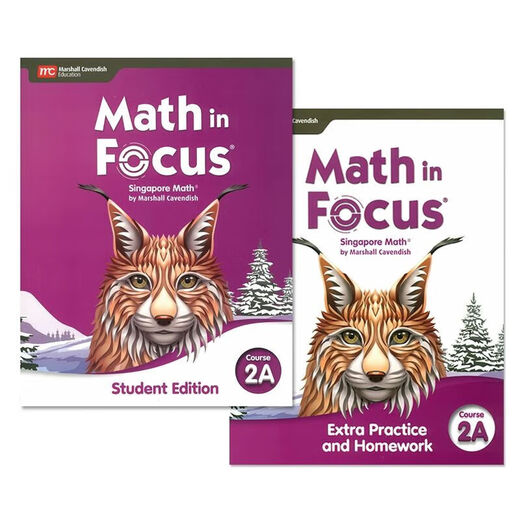 Singapore Math Math in Focus New Edition 678 Junior High School Math Textbook Original Imported MC Publishing Course 1A Student Book Exercise Book Sixth Grade