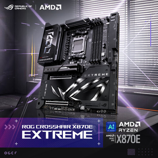 ASUS X870 X870E Placa base con AMD9000 Serie Ryzen R7 9800X33D 9950X33 CPU Tablero de placa base U Set Rog x870e Extreme R9 9900x3d sueltos sueltos