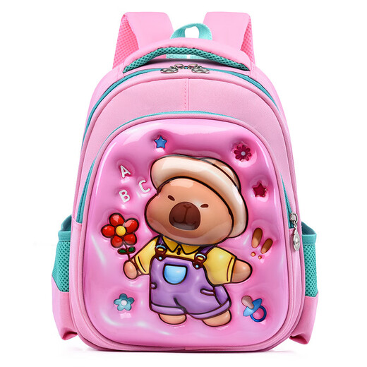 幼儿园书包中大班新款儿童女孩卡通轻便减负背包大容量男生双肩包 JX-8704#粉色