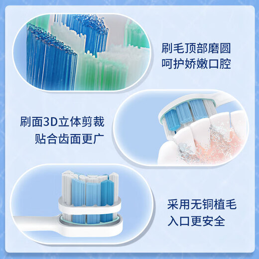 Dong Nailun adapts to Philips electric toothbrush head adapts to HX3226HX6730HX6856/6859HX9033 series 6-pack dental plaque defense