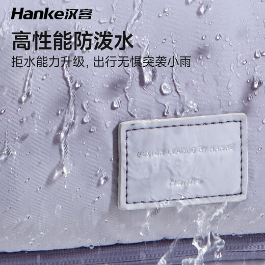 Hanker foldable travel bag large capacity women's luggage bag men's handbag 39 liters graphite black expandable boarding storage bag