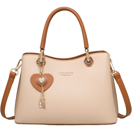 Anysmic Offizielle authentische Tasche Luxusmarke Frauenbeutel 2025 Neue Handtaschen Umhängetasche Frauenbeutel für Freundin Frau Milk Tea Schalststil [Geschenkbox Verpackung]