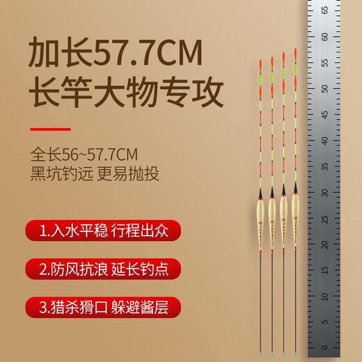远投硬尾LED芦苇夜光漂日夜两用大物电子鱼漂青草鲢鳙浮漂 LF-15042号吃铅5.12远投青草鲢 大物芦苇夜光漂一支