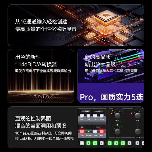 Behringer P16M P16D P16I P16HQ P16MB band system stage recording studio ear return controller distributor channel digital monitoring system P16-HQ