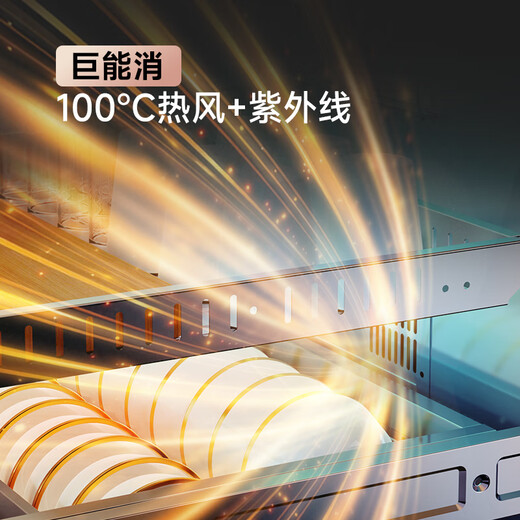 Canbo 230 Series Massive Disinfection Cabinet Embedded Large Capacity Four-Layer Two-Star Stainless Steel Household Bottle Hot Air Disinfection Cupboard National Subsidy XDZ230-ER8800