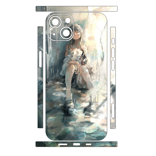 Minyan adapté au film d'iPhone12 Film Full Body Sticker Apple 13Promax Back Case Back Film Couleur de dessin personnalisé Couleur de couleur Film 13785 [] iPhone13 Mini
