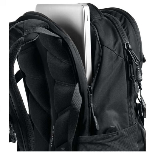 北面（The North Face）时尚百搭便携大容量尼龙双肩包常规男女同款情侣款黑色 黑色