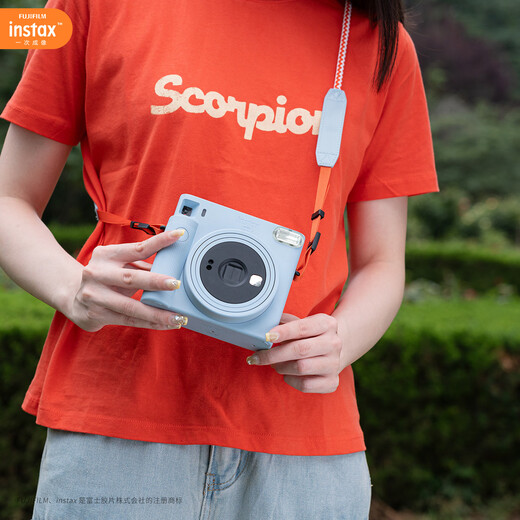 INSTAX Fuji instax instant camera SQUARE SQ1 ocher orange