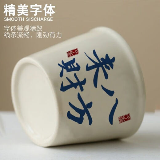 New text small warm pot retro casual home office large capacity one pot one cup ceramic stew teapot Bafanglaicai small warm pot with lid