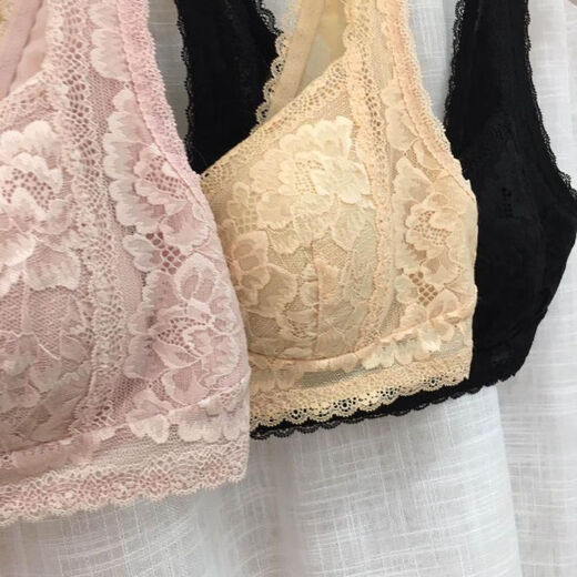 Gufei 9855 Gesundheitsversorgung Unterwäsche dünne Tasse Keine Stahlringspitze Schöner Rücken sexy Weste BH Großgröße BH Black M (34/75abc