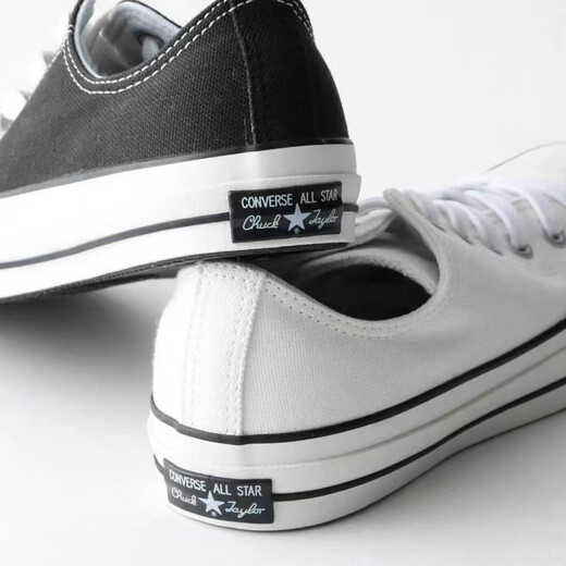 匡威（Converse）CONVERSE ALLSTAR 100th周年限定白色低帮男女帆布鞋 100th大红高 36 36.5_230MM