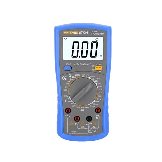 科至途DT9205高精度数字万用表电子表电工专用表防烧带自动关机 TS890D【标配】带表笔电池