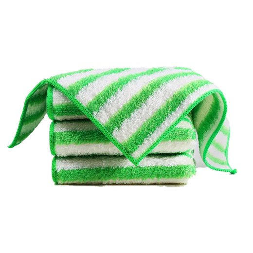 JCZS German brand bamboo fiber rag absorbs water and does not shed lint, household dishwashing cloth does not stick to oil, kitchen special dishwashing cleaning large size five pack