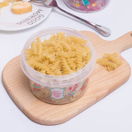 Yonghuan Round Mikrowellenofen Frischwahrnehmungsbox Kühlschrank Gefrierschrank für Lagerbox Obstpanzer Single 250m Zufällige Farbe 1396