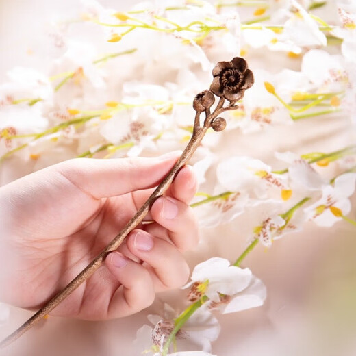 Jinsinnan Hairpin Chinese Valentine's Day Birthday Gift Confession Gift for Wife, Best Friend, Girl Friend Souvenir, Jade Ribbon 1 Piece Set