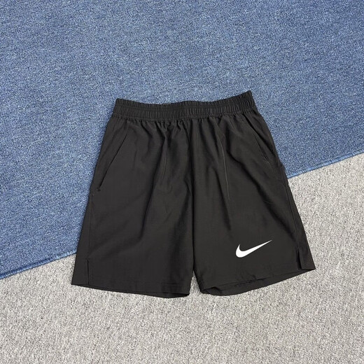 NBA Kids-nike Summer Thin Ice Silk Sports Shorts Woven's Woven Séchure lâche et décontracté Fitness Training Basketball Four [blanc] 983-Purple L