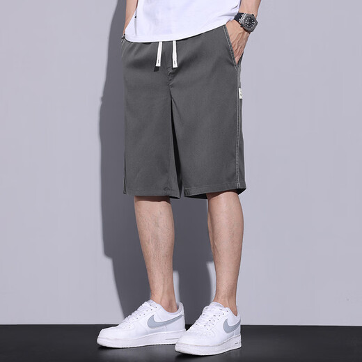 
LEE KIDS summer Tiansi casual pants men's summer loose thin cool straight ice silk sports long pants 1048 blue M height 160-170 weight 90-110Jin [Jin equals 0.5 kg]
