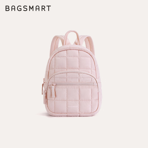 Bagsmart Mini -Rucksack für Frauen leichter Reisen kleiner Rucksack Pendelschule 2025 Neues Nischen -Design Pink