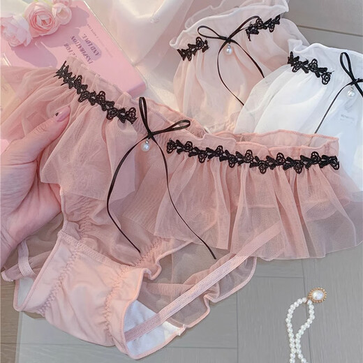 Fitonton3 Unterwäsche für Frauen, reine und sexy Frauenunterwäsche, Spitzenspitzen -Bikini -Shorts