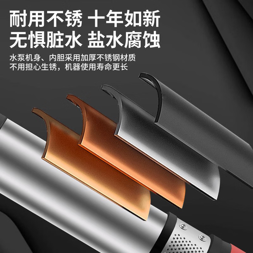 舒盛高扬程直流深井泵24v48v60v72v1寸2寸通用电动车吸水泵农用抽水泵 10叶【4872v】3200w25米线30米管