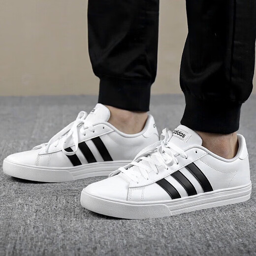 Adidas Men's Shoes Мужские новые спортивные туфли для ботинки для ботинки с дышащими туфлями белые туфли Canvas Shoes Casual Shoes aw3889/белый холст 41